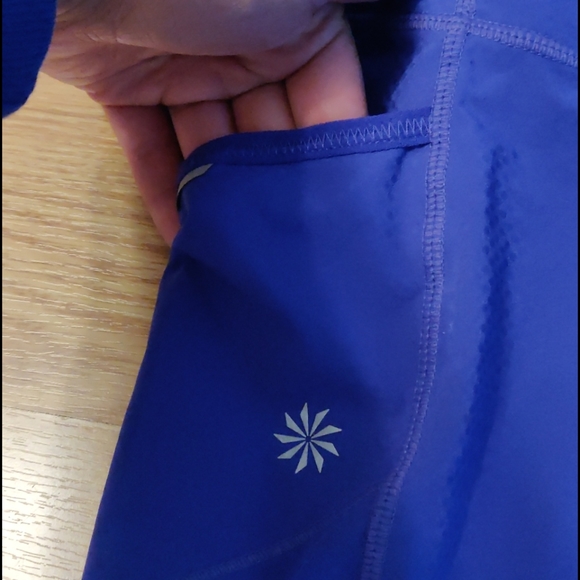 Athleta Workout Capri Leggings with Pockets Size M - Picture 2 of 8
